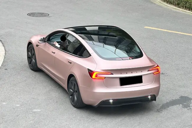 Película de pintura TPU Metal Rosa Oro Matt