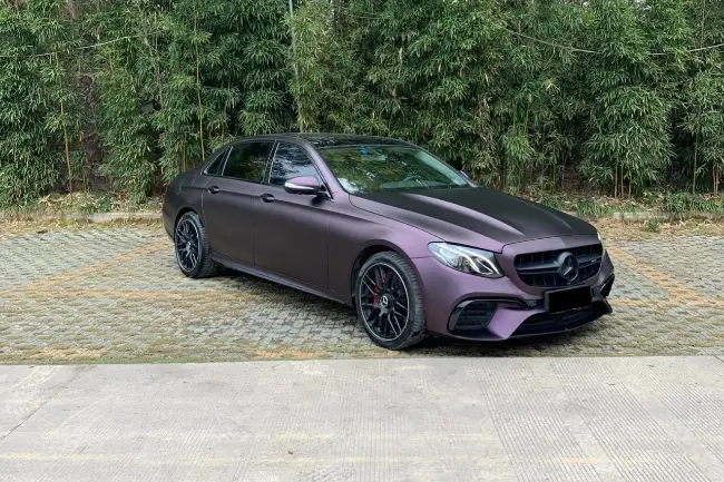 Película de pintura TPU Matt Metal Black Purple