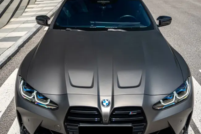 Matt Metal Gun Película gris para envoltorio de coche