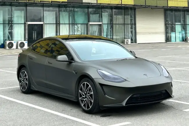 Matt Metal Covert Green TPU paint film