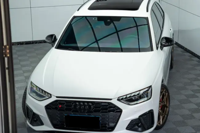 Matt Metal Shell White car wrap film