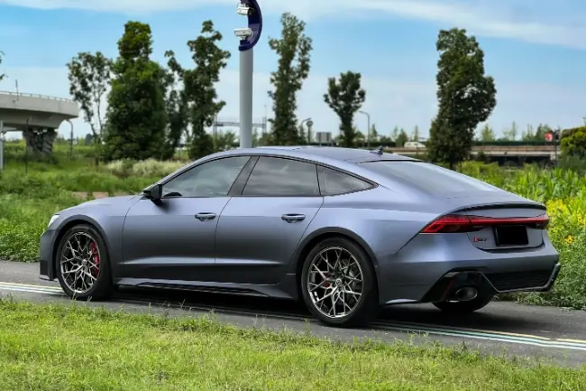 Matt Metal Racing Blue car wrap film