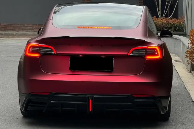 Matt Metal Romanee Red TPU paint film