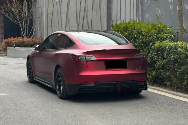 Matt Metal Romanee Red paint protection film