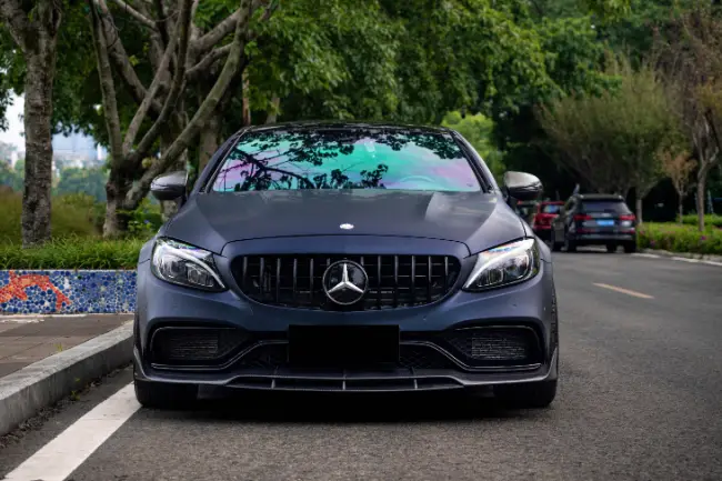 Matt Metal Black Blue TPU paint film