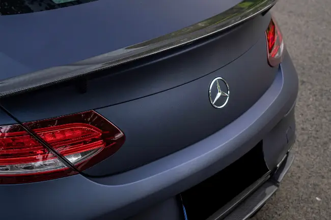 Matt Metal Black Blue car wrap film