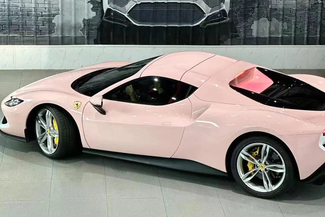 PPF de color rosa perla