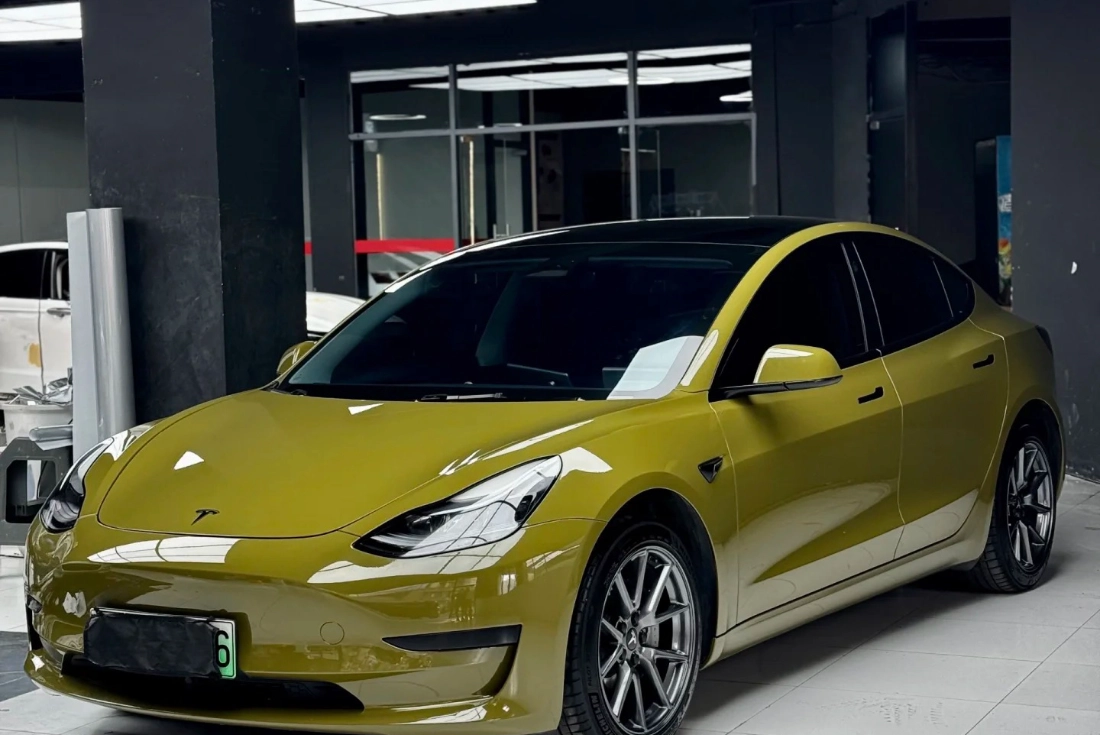 PPF de color verde chartreuse