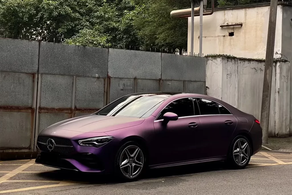 Matt Metal Night Purple Colored PPF