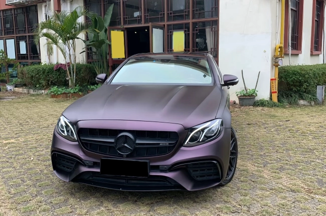 Matt Metal Black Purple PPF