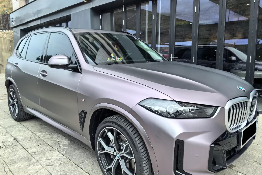 Matt Metal Capri Grey Purple Colored PPF