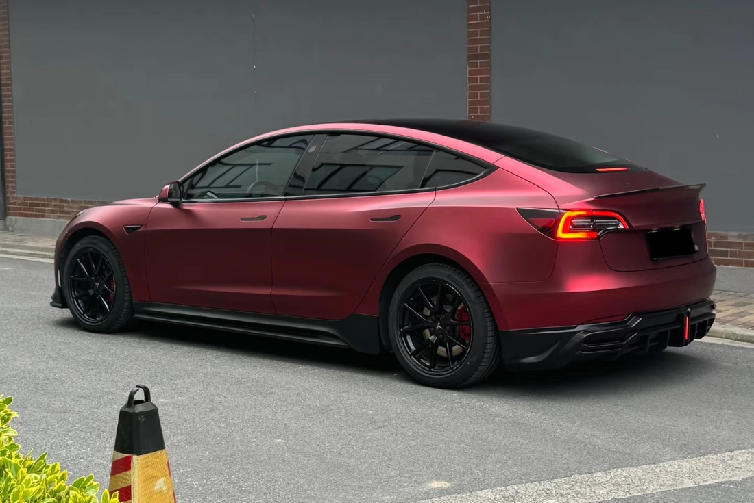 Matt Metal Romanee Color PPF rojo