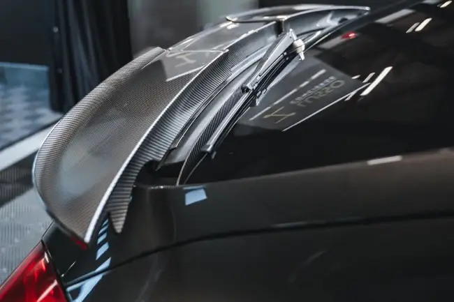 Black Carbon Fiber paint protection film