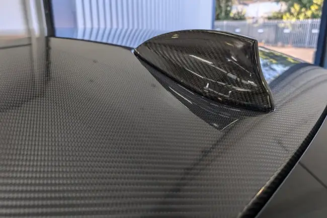 Black Carbon Fiber TPU paint film