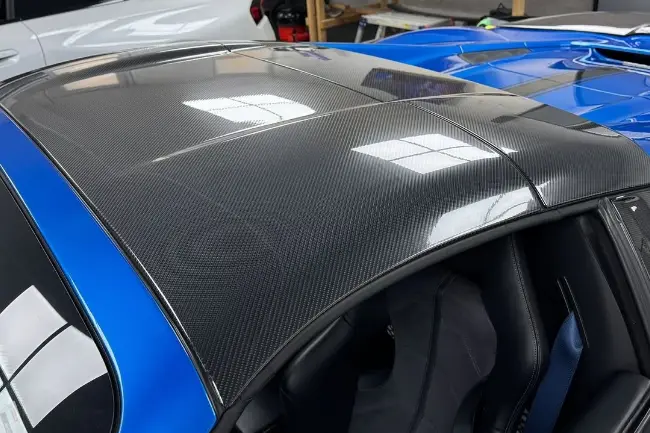 Black Carbon Fiber car wrap film