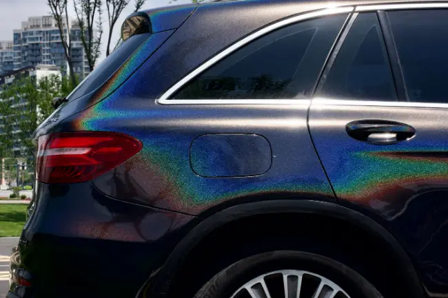 Película láser negra para envoltorio de coche