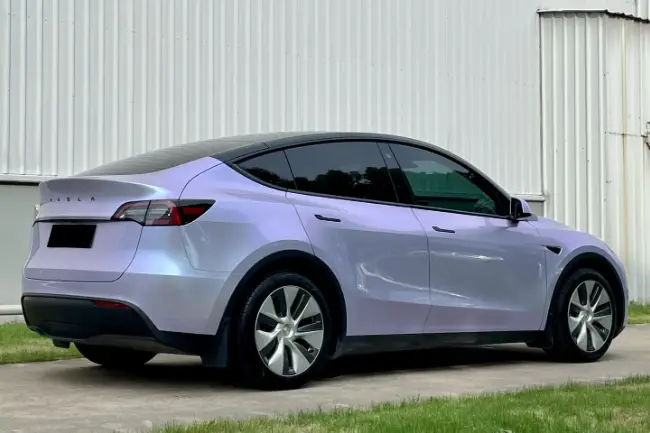 Chameleon Silver Purple TPU paint film