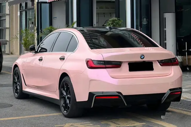 Película de envoltura de coche Chameleon Carmine Pink