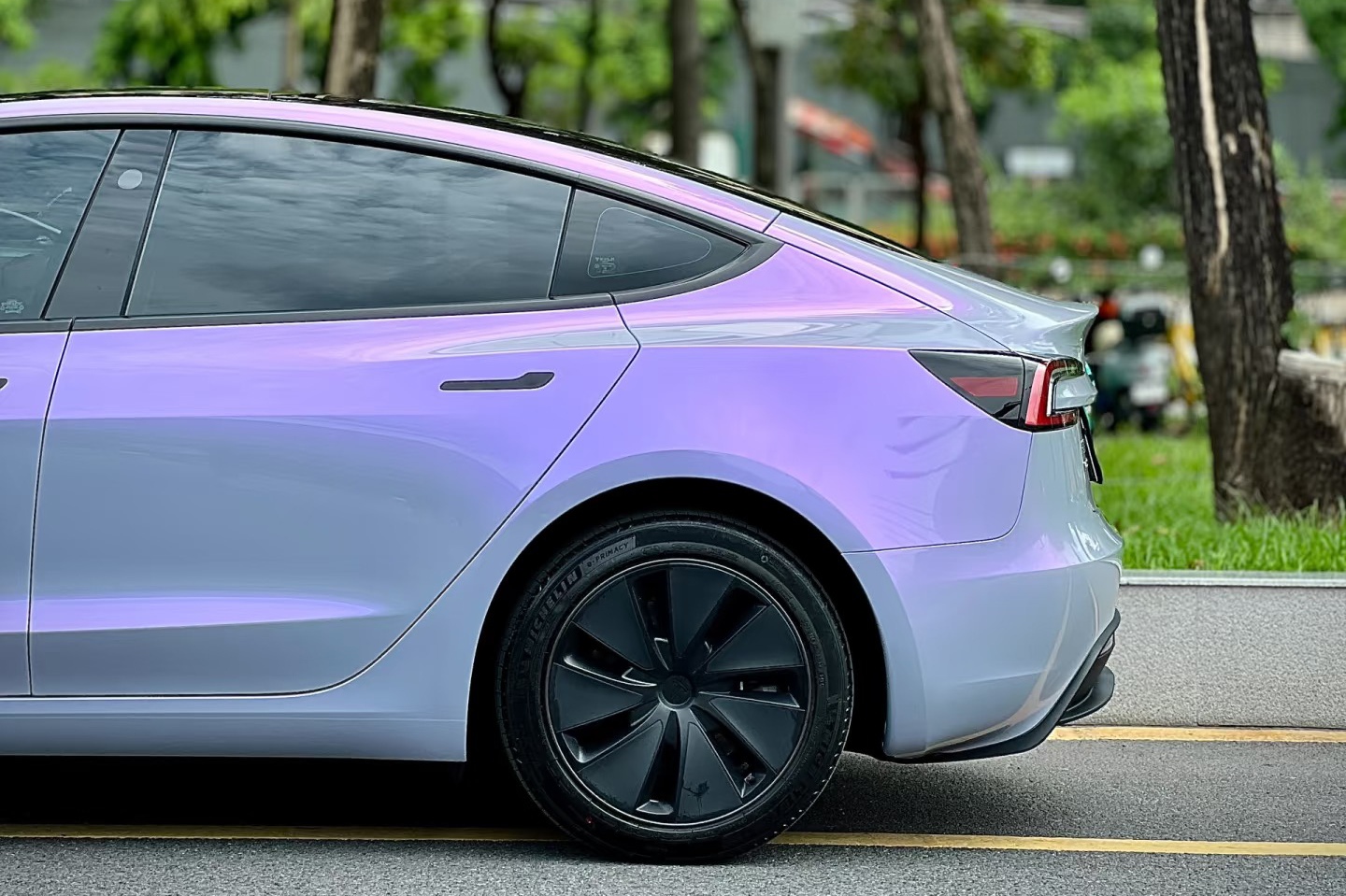 Película TPU Chameleon Grey Purple