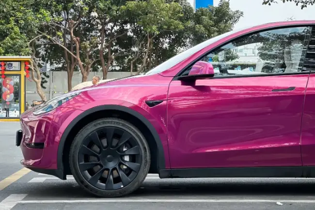 Glazed Tata Red TPU paint film