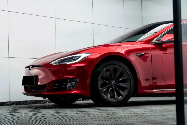 Attractive Red car wrap film