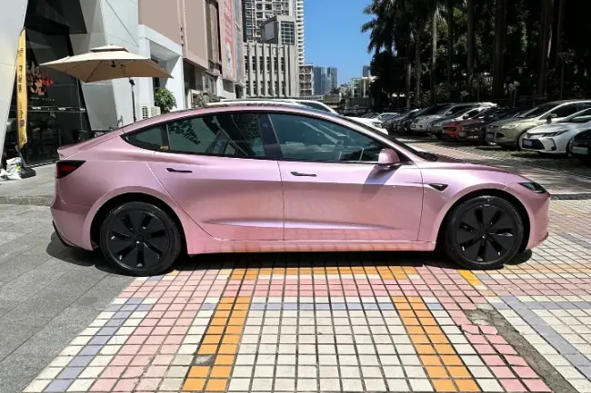 Película de envoltorio de coche Passion Pink