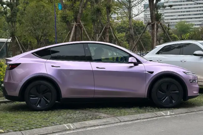 Película líquida de envoltura para coche de color rosa púrpura