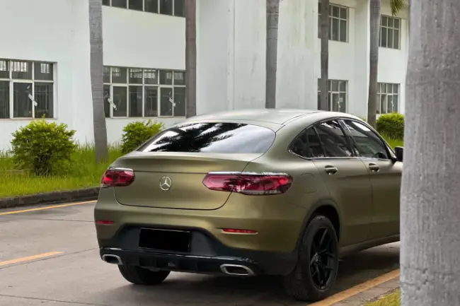 Matt Metal Chartreuse Green TPU paint film