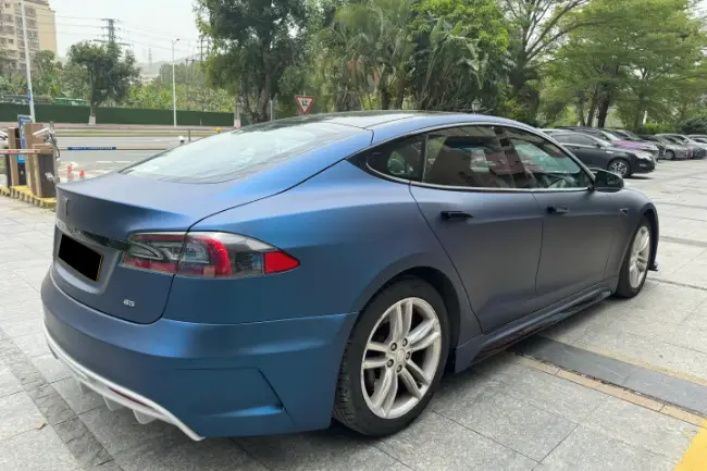 Película de envoltura para coche Matt Metal Shadow Blue