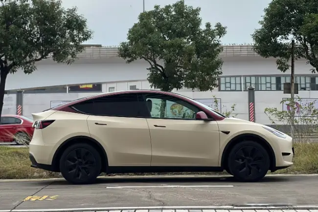 Matt Metal Desert Yellow paint protection film