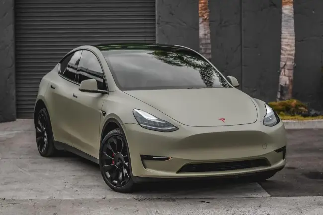 Matt Metal Khaki Green car wrap film