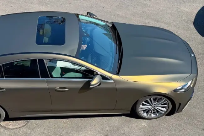 Matt Metal Gold Brown paint protection film