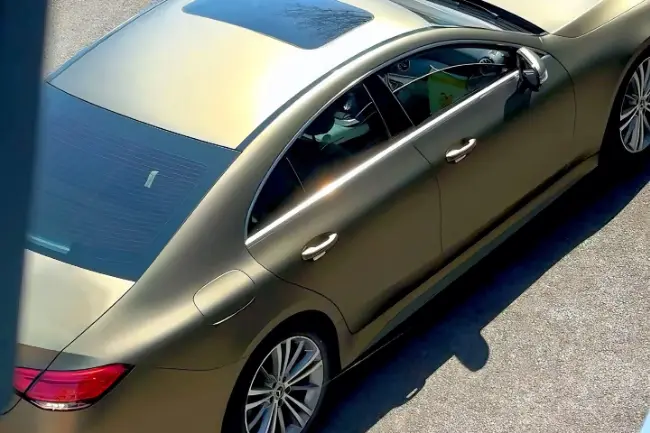Matt Metal Gold Brown car wrap film