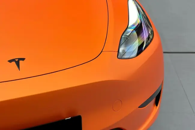 Matt Metal Racing Orange TPU paint film