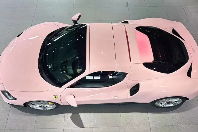 pearl pink car wrap film