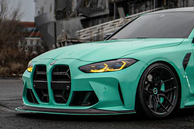 mint green car wrap film