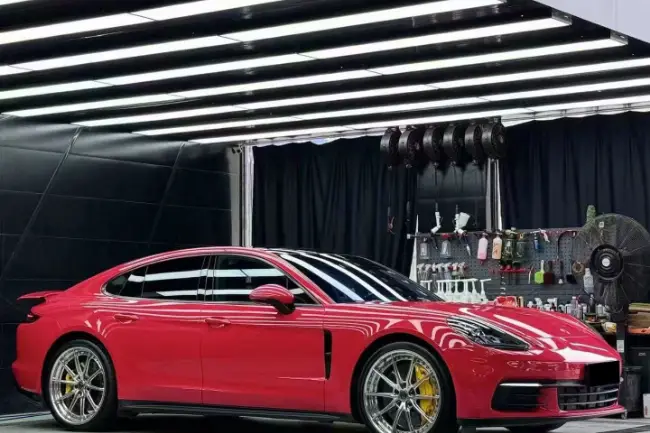 Fular de carrocería rojo fresa