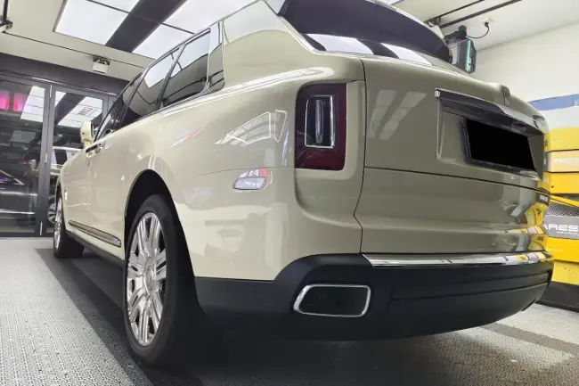 Película de envolvente Sahara Yellow para coche