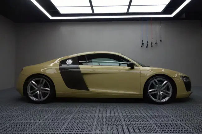 Película protectora de pintura amarillo del desierto