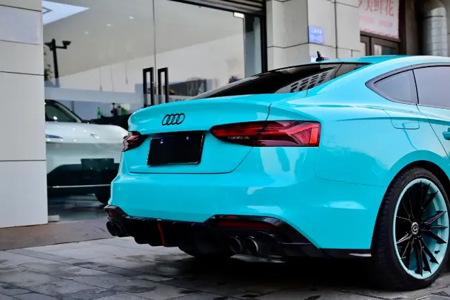 Película protectora de pintura azul adriático