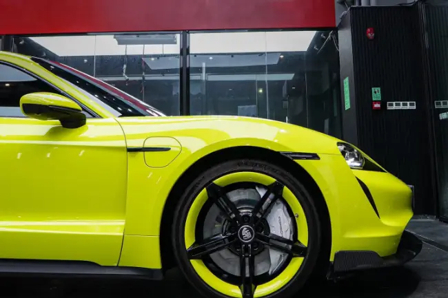 Película protectora de pintura verde ácido