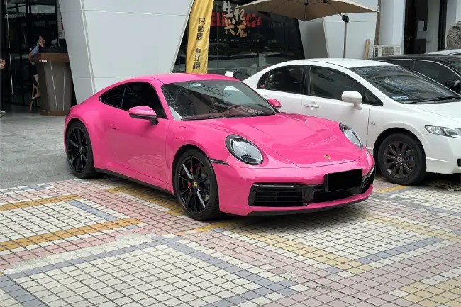 Película de pintura TPU roja Starlight Gem