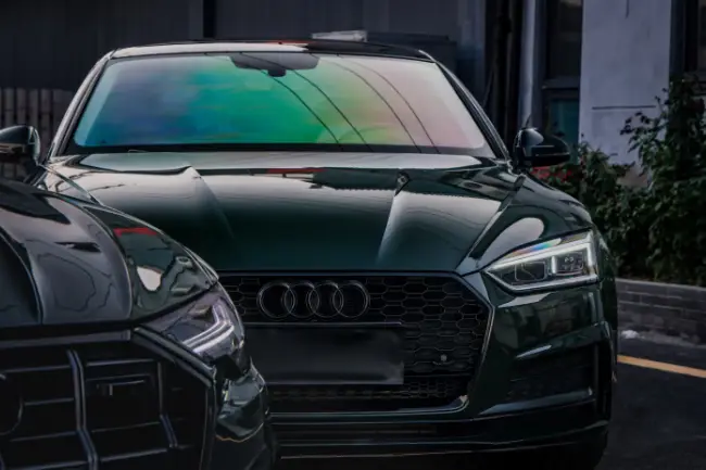 Película de envoltorio de coche verde esmeralda profundo