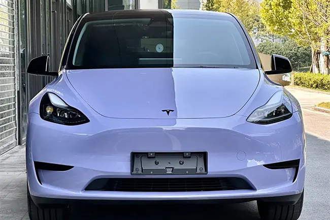 Película de envoltura de coche Victoria's Purple