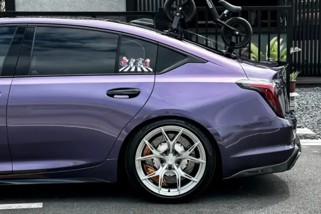 Película violeta para envoltorio de coche