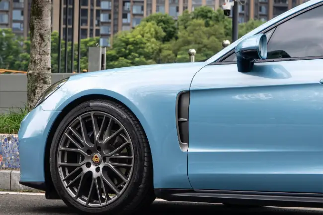 Película protectora de pintura azul congelada