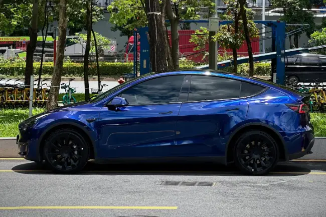 Película para envoltorio de coche azul San Marino