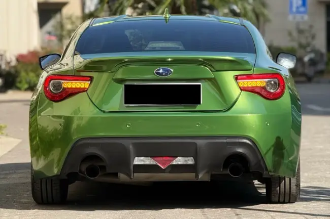 Película verde Mamba para envoltorio de coche