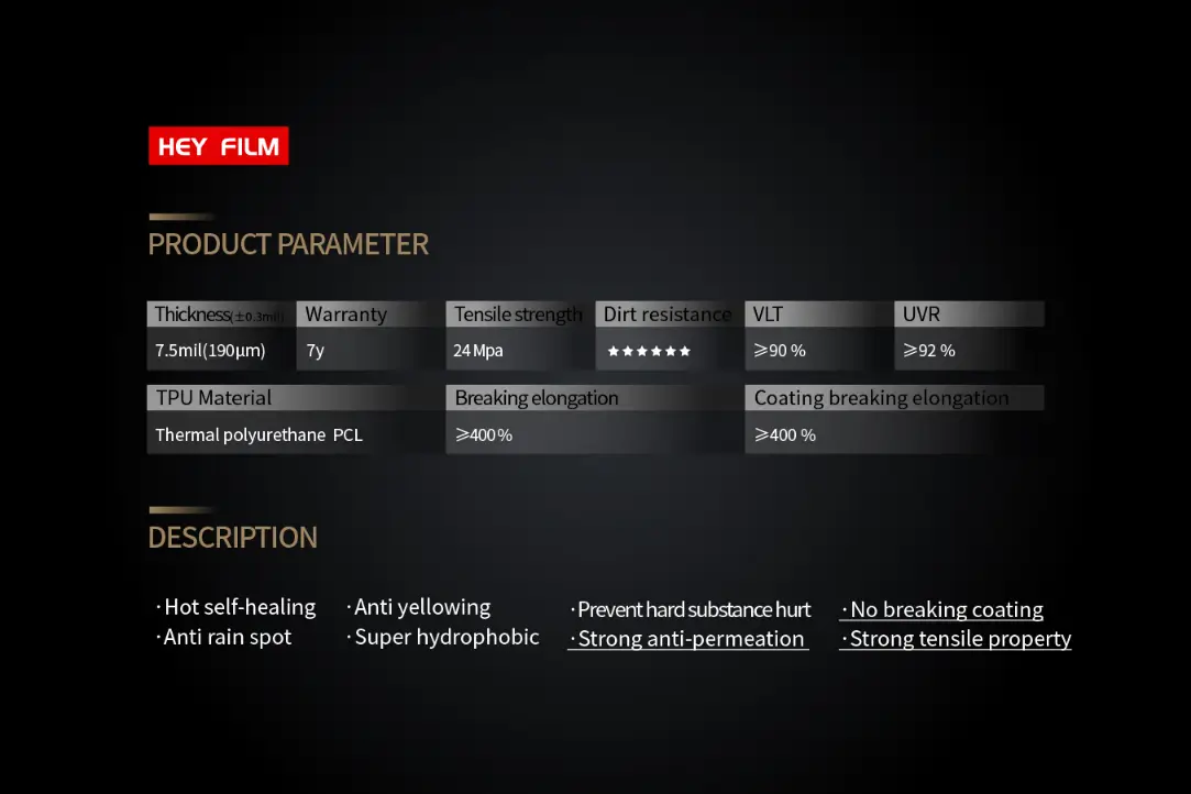 7.5 Mil Paint Protection Film