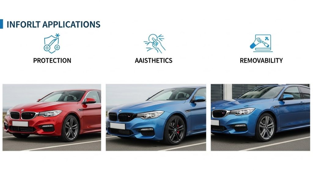 car vinyl wrap and ppf explained